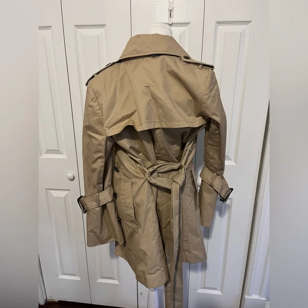 Banana Republic x Olivia Palermo Trench Coat Brown Size Small - Picture 4 of 4